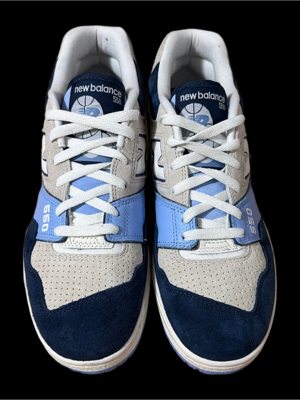 New Balance 550 Sneakers in Navy, Light Blue & Gray Men’s size 10.5 *NEW* - Picture 5 of 12